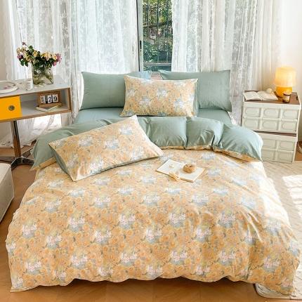 91家纺网 家纺一手货源 找家纺 （总）感遇2022新款纯棉印花四件套