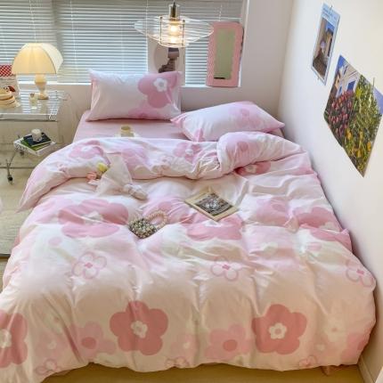 91家纺网 家纺一手货源 找家纺 （总）昔可家纺 2022新款法式田园花卉系列全棉四件套