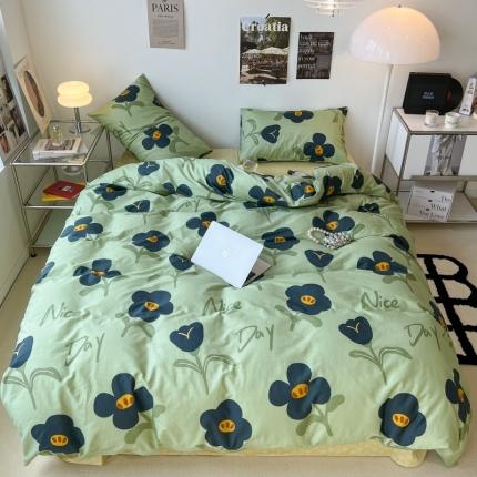 91家纺网 家纺一手货源 找家纺 （总）昔可家纺 2022新款法式田园花卉系列全棉四件套