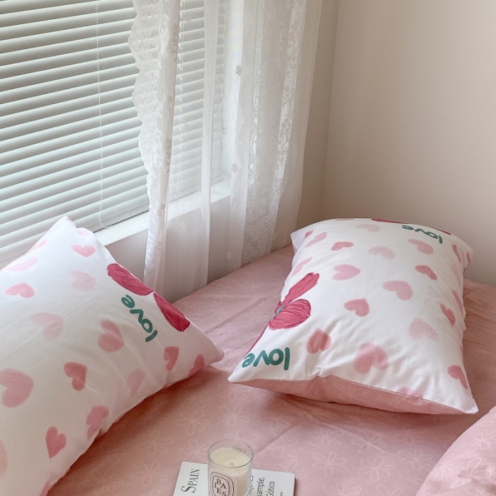 91家纺网 家纺一手货源 找家纺 昔可家纺 2022新款法式田园花卉系列全棉四件套 花枝弥漫