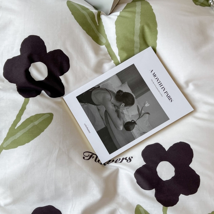 91家纺网 家纺一手货源 找家纺 昔可家纺 2022新款法式田园花卉系列全棉四件套 夏日物语