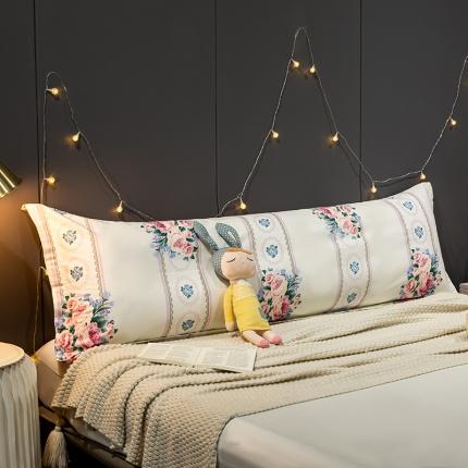 91家纺网 家纺一手货源 找家纺 (总) 简宜家居 2022新款长枕套双人长枕+枕芯全棉枕套