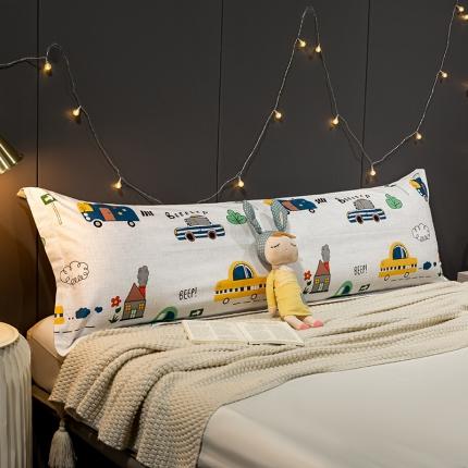 91家纺网 家纺一手货源 找家纺 (总) 简宜家居 2022新款长枕套双人长枕+枕芯全棉枕套