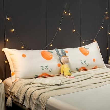 91家纺网 家纺一手货源 找家纺 (总) 简宜家居 2022新款长枕套双人长枕+枕芯全棉枕套