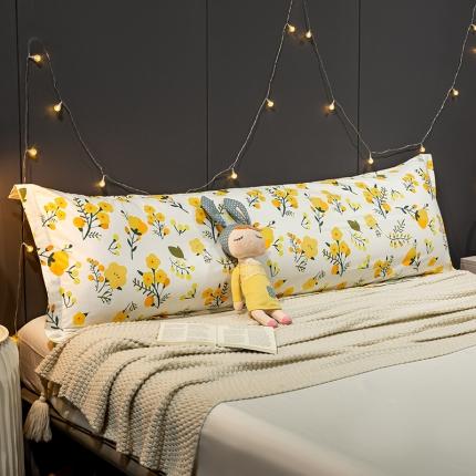 91家纺网 家纺一手货源 找家纺 (总) 简宜家居 2022新款长枕套双人长枕+枕芯全棉枕套