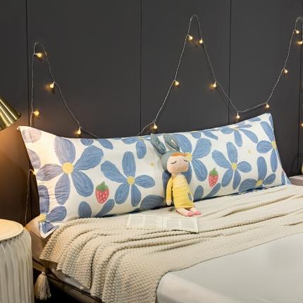 91家纺网 家纺一手货源 找家纺 (总) 简宜家居 2022新款长枕套双人长枕+枕芯全棉枕套