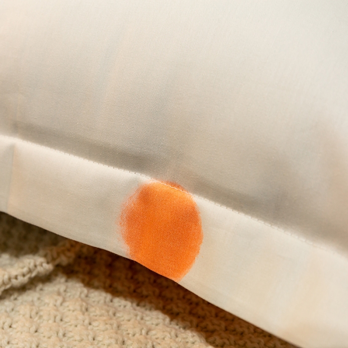 91家纺网 家纺一手货源 找家纺 简宜家居 2022新款长枕套双人长枕+枕芯全棉枕套 橘子兔