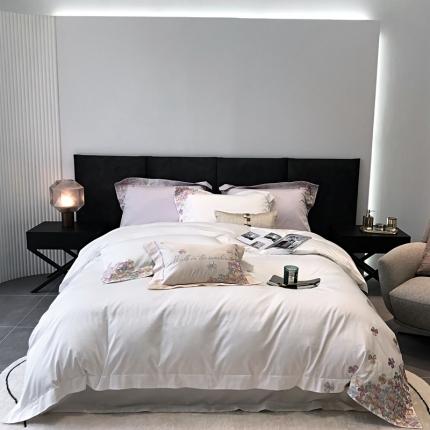 91家纺网 家纺一手货源 找家纺 总鹿班2022新款100支长绒棉刺绣集梦实拍标准会员-20