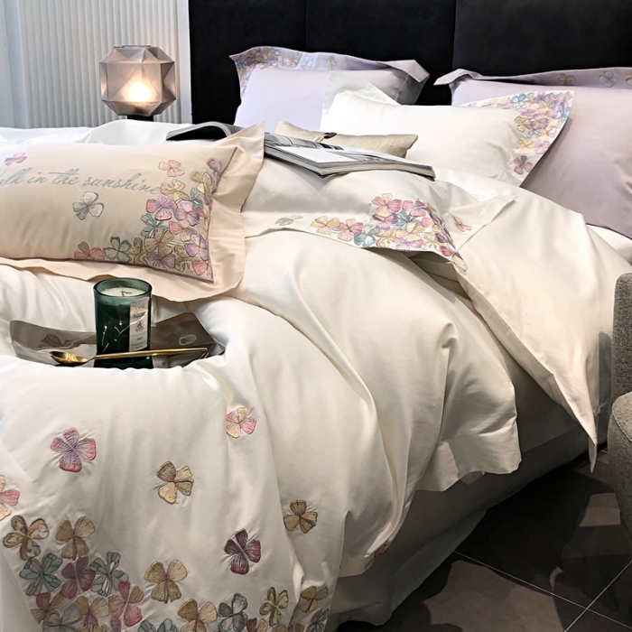 91家纺网 家纺一手货源 找家纺 总鹿班2022新款100支长绒棉刺绣集梦实拍标准会员-20