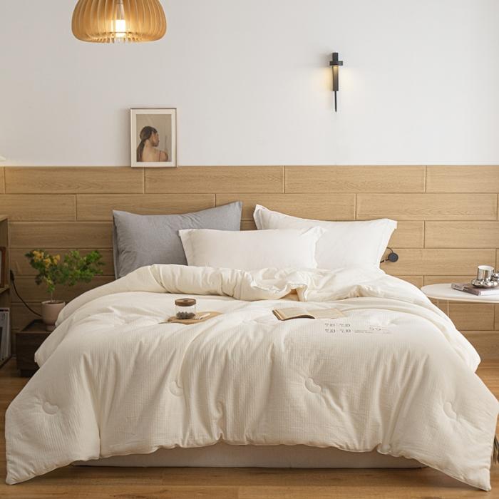 91家纺网 家纺一手货源 找家纺 2024A类原棉59%李官奇大豆纤维全棉春秋冬被