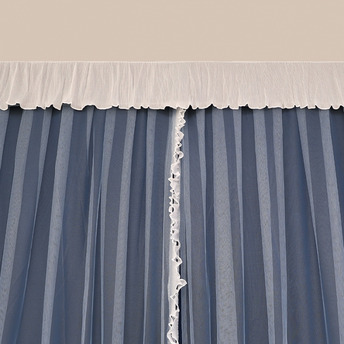 91家纺网 家纺一手货源 找家纺 迪凡保罗蚊帐 2022新款C17铝合金导轨纯色学生蚊帐 阳光藏青