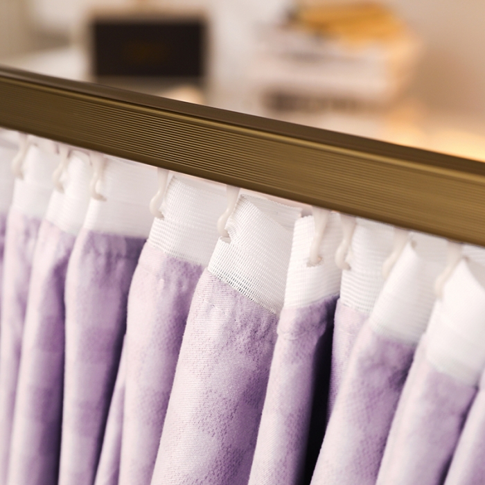 91家纺网 家纺一手货源 找家纺 迪凡保罗蚊帐 2022新款C17铝合金导轨纯色学生蚊帐 阳光豆沙