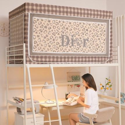 91家纺网 家纺一手货源 找家纺 总迪凡保罗蚊帐 2023新款C16数码印花遮光帘学生蚊帐