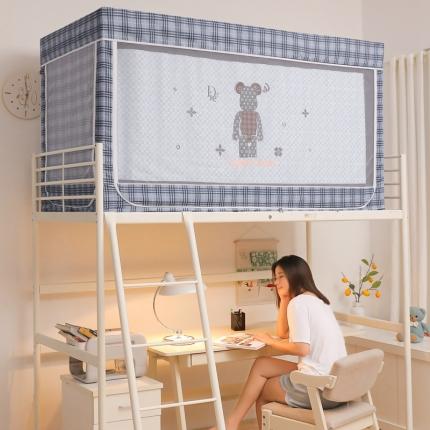 91家纺网 家纺一手货源 找家纺 总迪凡保罗蚊帐 2023新款C16数码印花遮光帘学生蚊帐