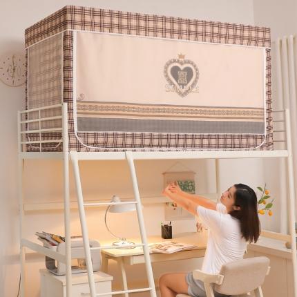 91家纺网 家纺一手货源 找家纺 总迪凡保罗蚊帐 2023新款C16数码印花遮光帘学生蚊帐