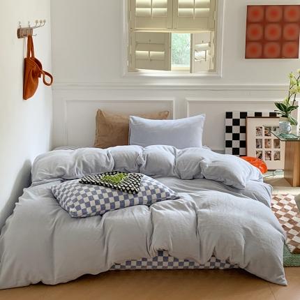 91家纺网 家纺一手货源 找家纺 （总）三朵 2022新款牛奶绒混搭四件套场景二