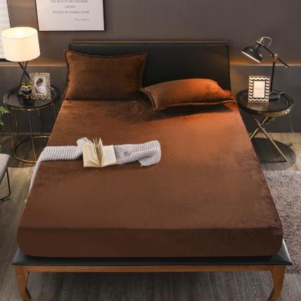 91家纺网 家纺一手货源 找家纺 （总）简爱 2025新款双面绒纯色法莱绒单床笠