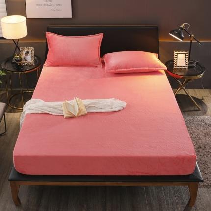 91家纺网 家纺一手货源 找家纺 （总）简爱 2025新款双面绒纯色法莱绒单床笠