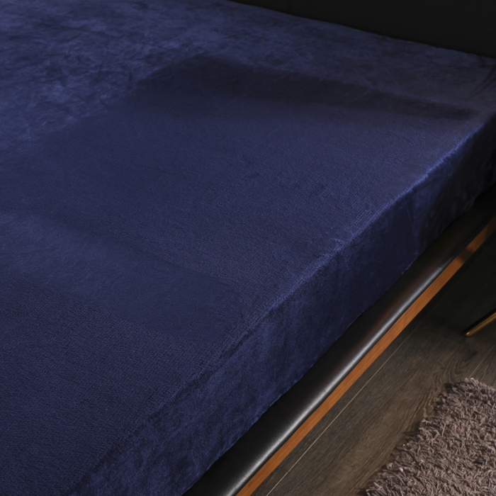 91家纺网 家纺一手货源 找家纺 （总）简爱 2025新款双面绒纯色法莱绒单床笠