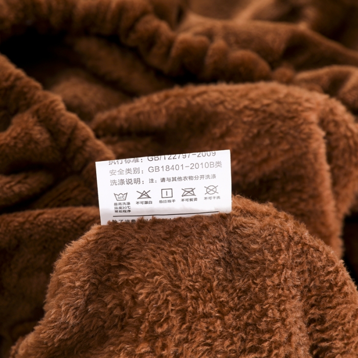 91家纺网 家纺一手货源 找家纺 简爱 2025新款双面绒纯色法莱绒单床笠 咖啡