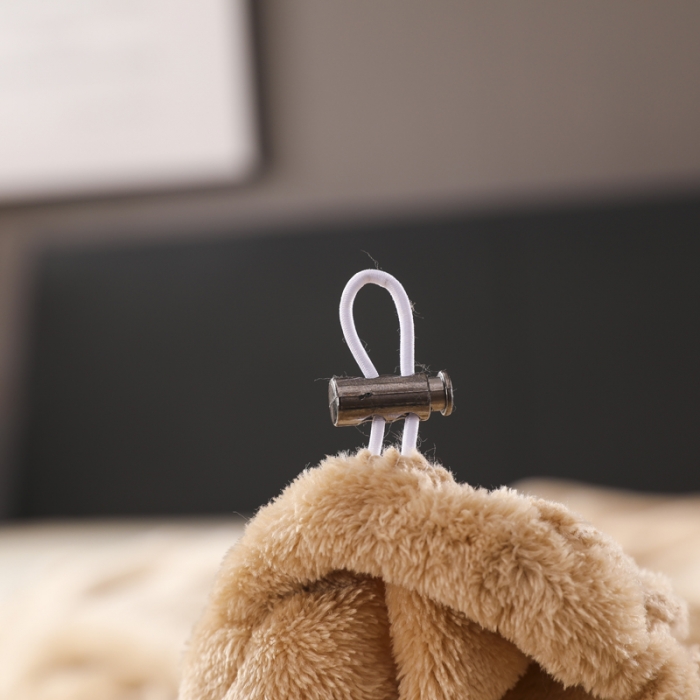 91家纺网 家纺一手货源 找家纺 简爱 2025新款双面绒纯色法莱绒单床笠 驼色