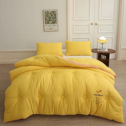 91家纺网 家纺一手货源 找家纺 （总）尊妙2022年冬被新款直播爆款立体抗菌大豆被子被芯春秋