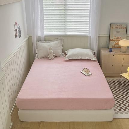 91家纺网 家纺一手货源 找家纺 （总）三朵 2022新款秋冬牛奶绒床笠