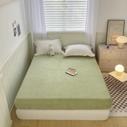 91家纺网 家纺一手货源 找家纺 （总）三朵 2022新款秋冬牛奶绒床笠