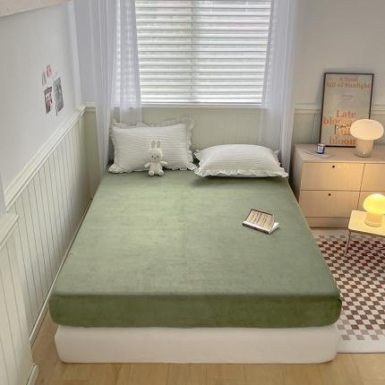 91家纺网 家纺一手货源 找家纺 （总）三朵 2022新款秋冬牛奶绒床笠