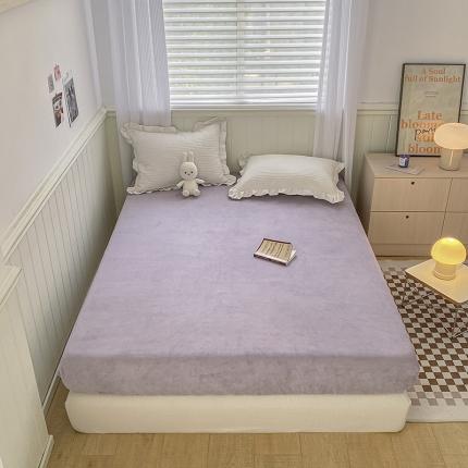 91家纺网 家纺一手货源 找家纺 （总）三朵 2022新款秋冬牛奶绒床笠