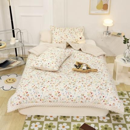 91家纺网 家纺一手货源 找家纺 （总）星期八  2022新款全棉豆豆被春秋被-系列一