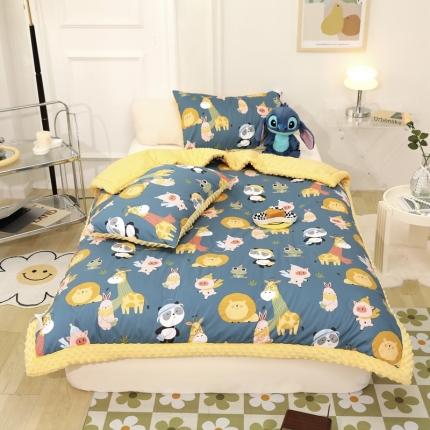 91家纺网 家纺一手货源 找家纺 （总）星期八  2022新款全棉豆豆被春秋被-系列一