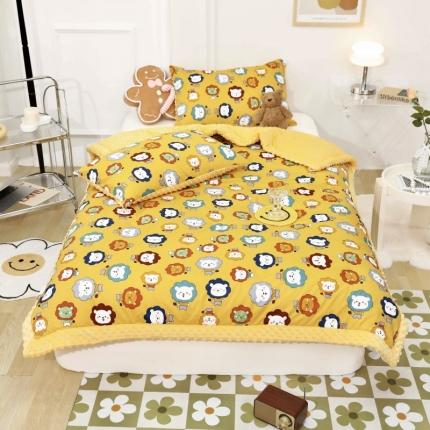 星期八  2022新款全棉豆豆被春秋被-系列一 小狮子