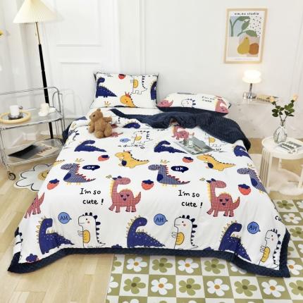 91家纺网 家纺一手货源 找家纺 （总）星期八  2022新款全棉豆豆被春秋被-系列二