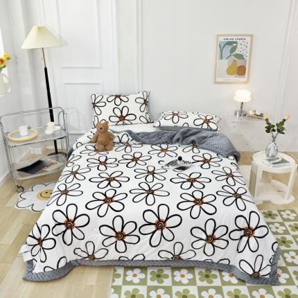 91家纺网 家纺一手货源 找家纺 （总）星期八  2022新款全棉豆豆被春秋被-系列二