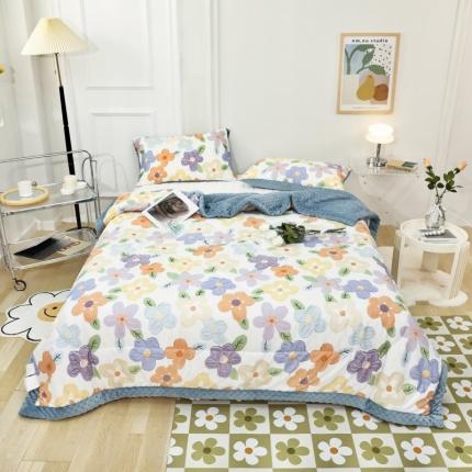 91家纺网 家纺一手货源 找家纺 （总）星期八  2022新款全棉豆豆被春秋被-系列二