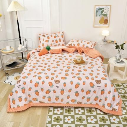 91家纺网 家纺一手货源 找家纺 （总）星期八  2022新款全棉豆豆被春秋被-系列二