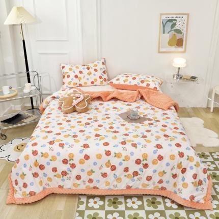 91家纺网 家纺一手货源 找家纺 （总）星期八  2022新款全棉豆豆被春秋被-系列二