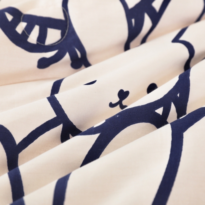 91家纺网 家纺一手货源 找家纺 星期八  2022新款全棉豆豆被春秋被-系列二 大白兔