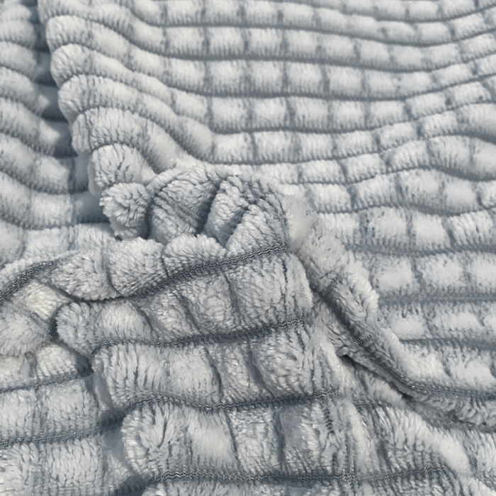 91家纺网 家纺一手货源 找家纺 慕澄 2024新款牛奶绒剪花简约款四件套 简约-蓝