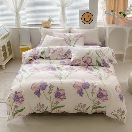 怡家居 2022新款全棉印花四件套-第八批 花漾