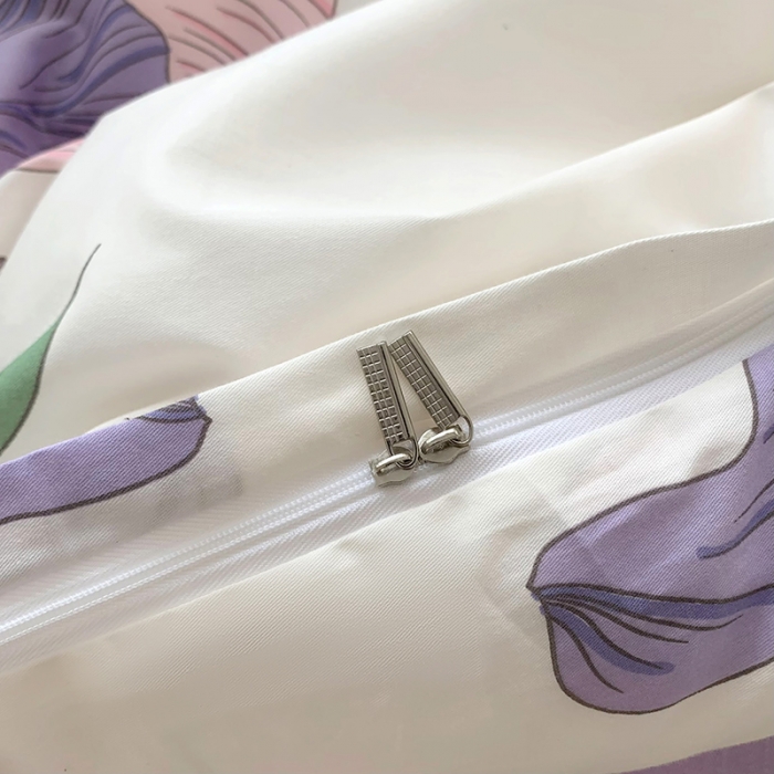 91家纺网 家纺一手货源 找家纺 怡家居 2022新款全棉印花四件套-第八批 花漾