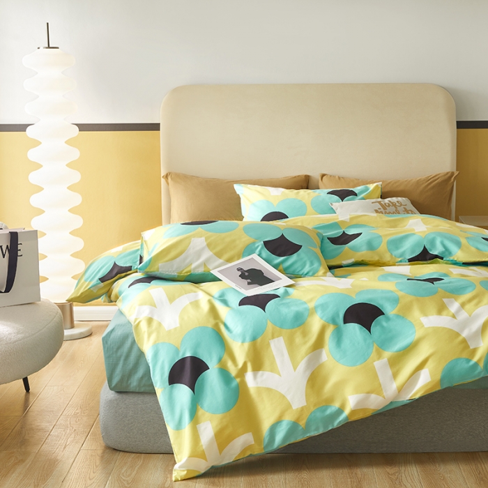 91家纺网 家纺一手货源 找家纺 怡家居 2022新款全棉印花四件套-第八批 热情