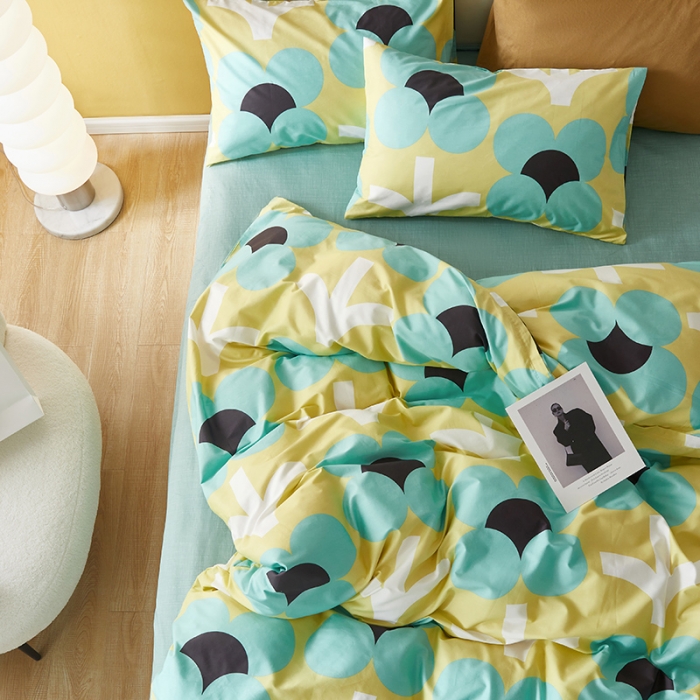 91家纺网 家纺一手货源 找家纺 怡家居 2022新款全棉印花四件套-第八批 热情