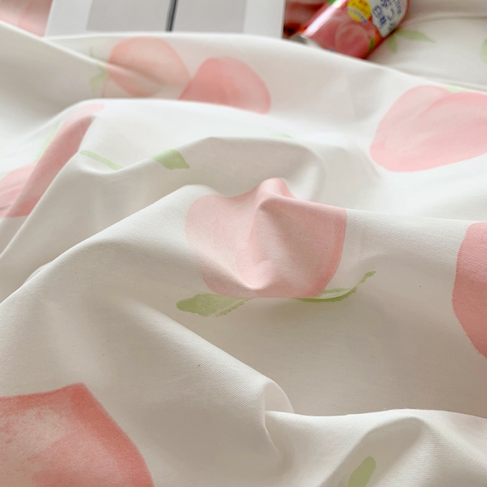 91家纺网 家纺一手货源 找家纺 怡家居 2022新款全棉印花四件套-第八批 桃桃乐