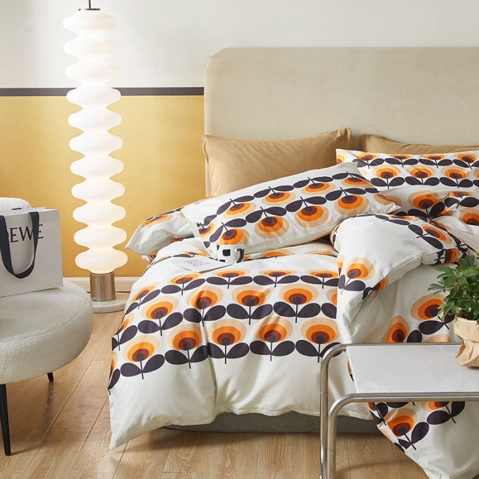 91家纺网 家纺一手货源 找家纺 怡家居 2022新款全棉印花四件套-第八批 心动