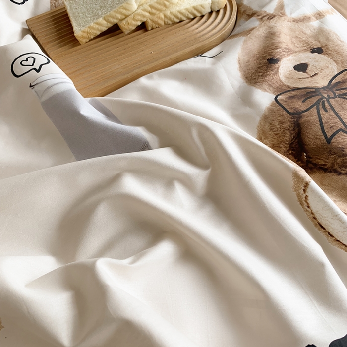 91家纺网 家纺一手货源 找家纺 怡家居 2022新款全棉印花四件套-第八批 长耳兔