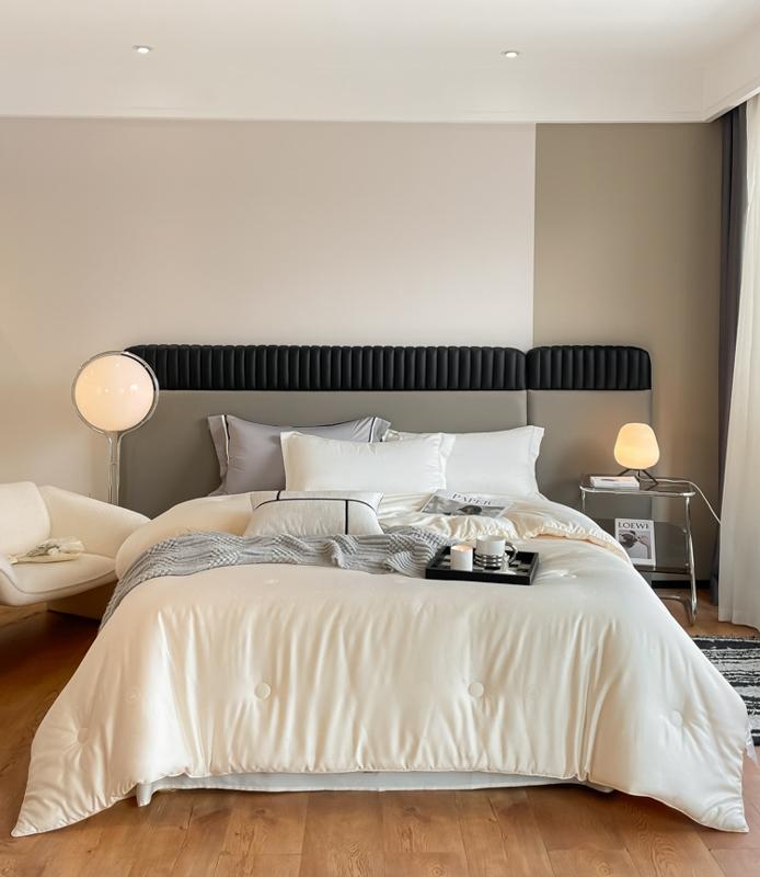 91家纺网 家纺一手货源 找家纺 李官奇A类70%大豆纤维被加厚保暖大提花被子冬被春秋被芯 70大豆被1