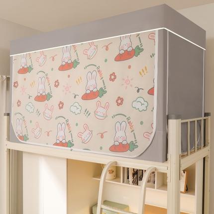 91家纺网 家纺一手货源 找家纺 总 青竹苑  2022新款遮光床帘学生蚊帐上下铺蚊帐坐床蚊帐