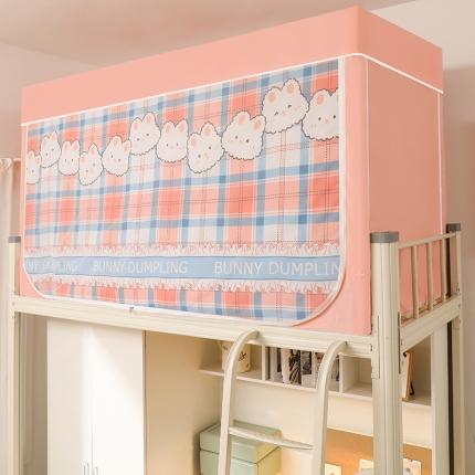 91家纺网 家纺一手货源 找家纺 总 青竹苑  2022新款遮光床帘学生蚊帐上下铺蚊帐坐床蚊帐